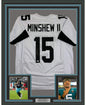 Framed Autographed/Signed Gardner Minshew II 35x39 Jacksonville White Football Jersey PSA/DNA COA