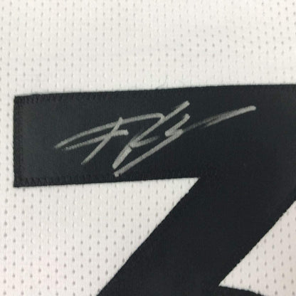 Framed Autographed/Signed Giannis Antetokounmpo 35x39 Greek Greece White Basketball Jersey PSA/DNA COA