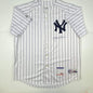 Autographed/Signed Whitey Ford New York Pinstripe Baseball Jersey PSA/DNA COA