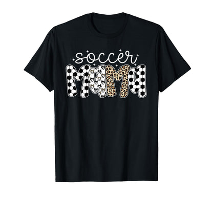 Soccer Mama Game Day Trendy Sports T-Shirt - Casual Everyday Wear Unisex