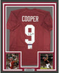 Framed Autographed/Signed Amari Cooper 35x39 Alabama Red College Football Jersey PSA/DNA COA