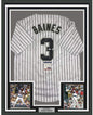 Framed Autographed/Signed Harold Baines 05 WS Champs 35x39 Chicago Pinstripe Baseball Jersey PSA/DNA COA