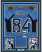Framed Autographed/Signed Corey Davis 35x39 Tennessee 2018 Powder Blue Football Jersey JSA COA