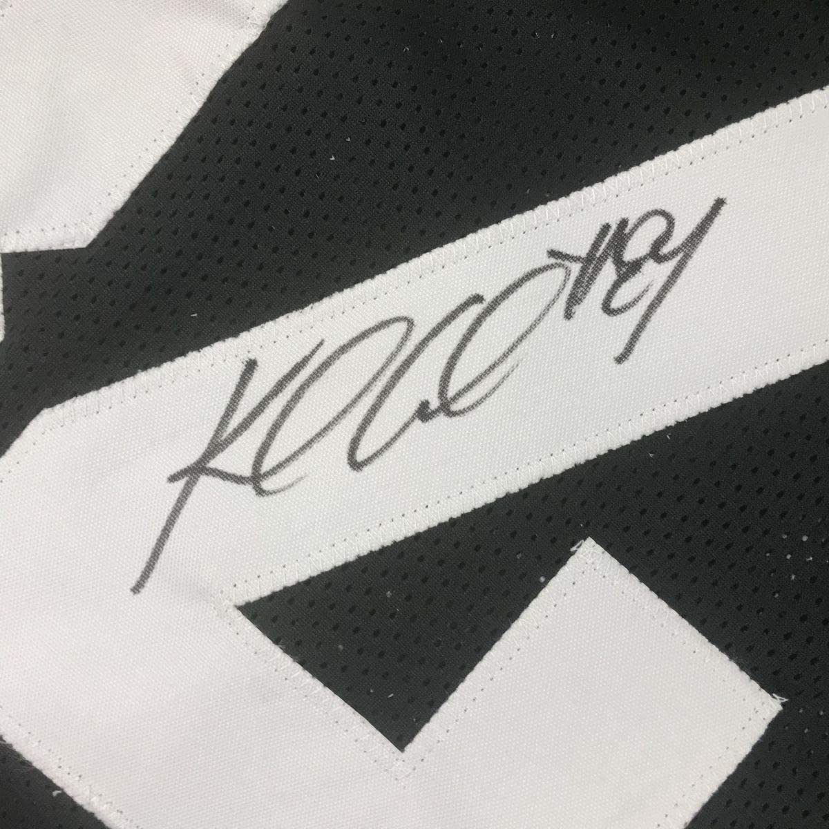 Framed Autographed/Signed Keelan Cole 35x39 Jacksonville Black Football Jersey JSA COA