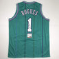 Autographed/Signed Muggsy Bogues Charlotte Teal Basketball Jersey PSA/DNA COA