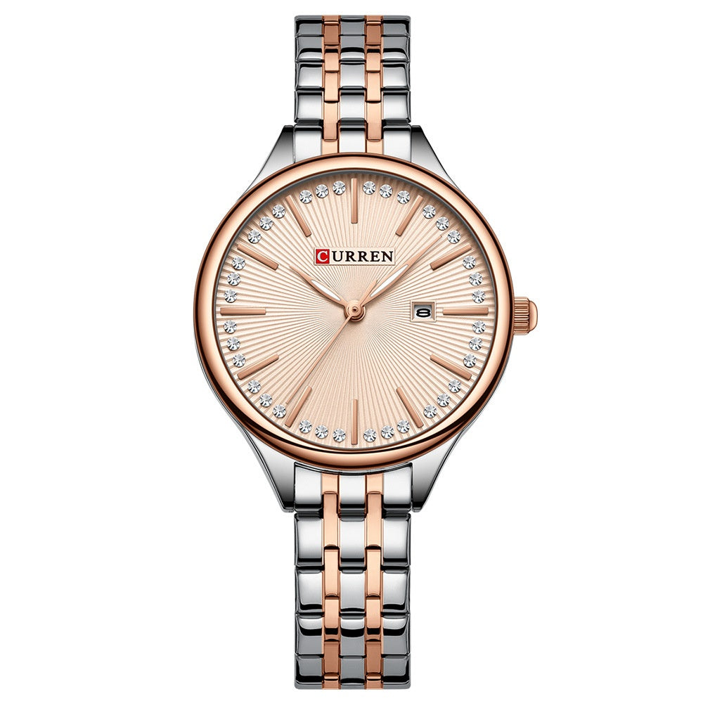 Womens Waterproof Simple Bar-Clasp Watch
