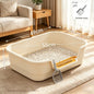 Semi-Enclosed Anti-Splash Cat Litter Box