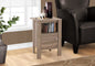 Accent Nightstands with Storage and Transitional Style