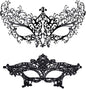 Masquerade Mask for Women Shiny Rhinestone Venetian Party Prom Ball Metal Mask