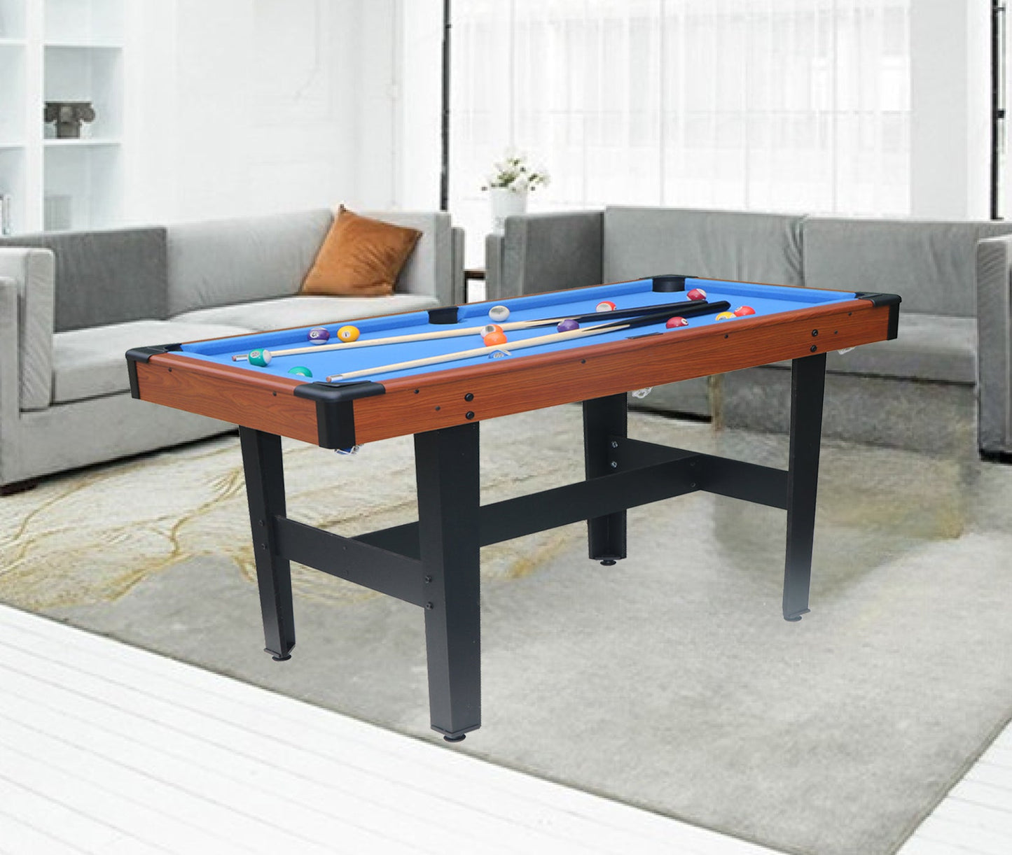 48-Inch Combo Game Table Set for Home and Game Room
