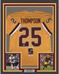 Framed Autographed/Signed Chris Thompson 35x39 Washington Yellow Football Jersey JSA COA