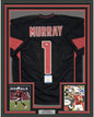Framed Autographed/Signed Kyler Murray Arizona 35x39 Color Rush Football Jersey Beckett BAS COA