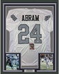 Framed Autographed/Signed Johnathan Abram 35x39 Las Vegas Oakland Color Rush Football Jersey JSA COA
