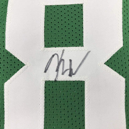 Framed Autographed/Signed Kemba Walker 35x39 Boston Green Basketball Jersey JSA COA