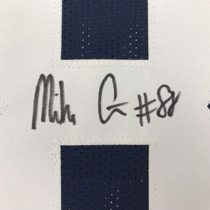 Framed Autographed/Signed Mike Gesicki 35x39 Penn State Blue College Football Jersey JSA COA