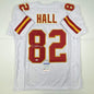Autographed/Signed Dante Hall Kansas City White Football Jersey PSA/DNA COA