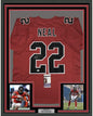 Framed Autographed/Signed Keanu Neal 35x39 Atlanta Color Rush Football Jersey JSA COA