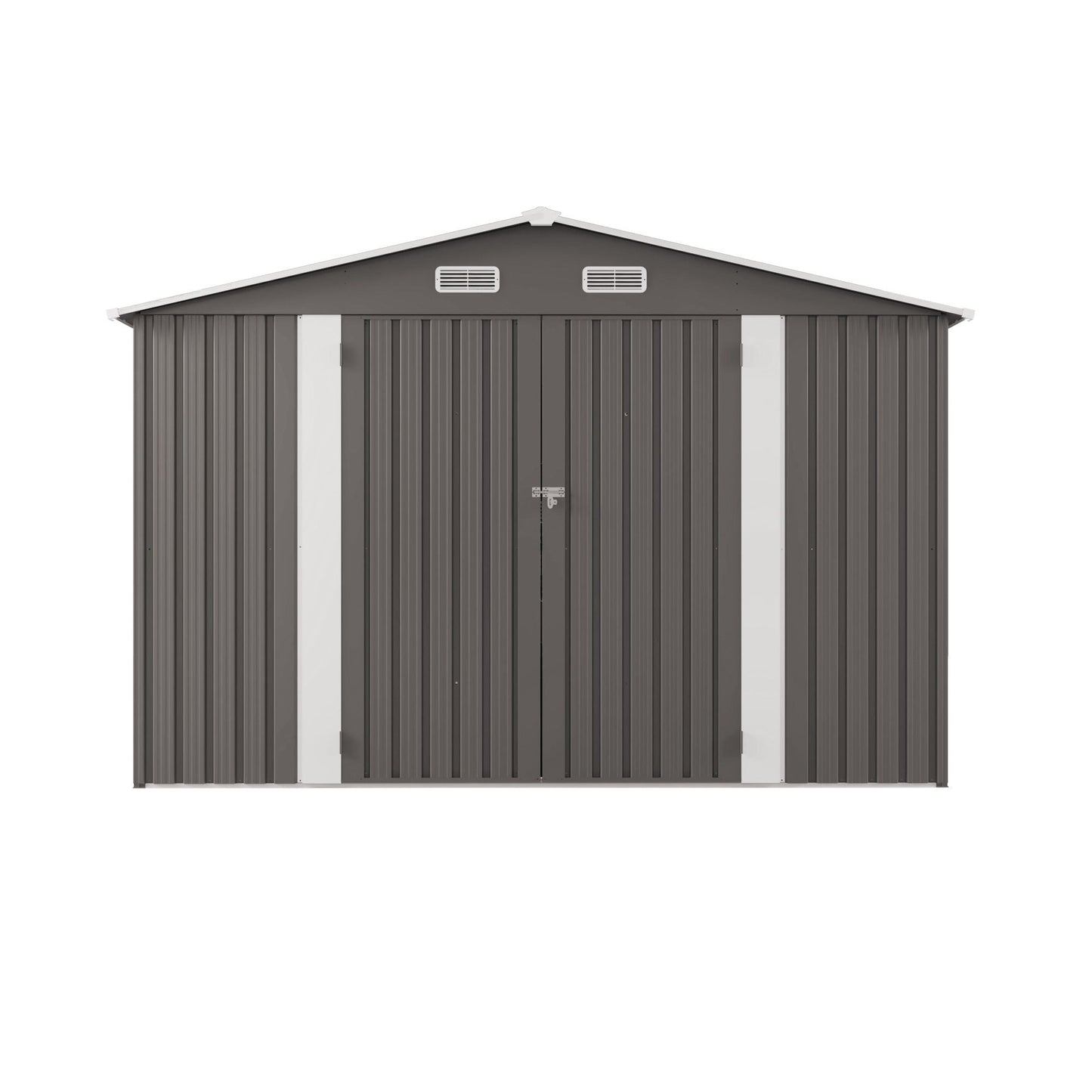 Outdoor Storage Shed With Lockable Doors
