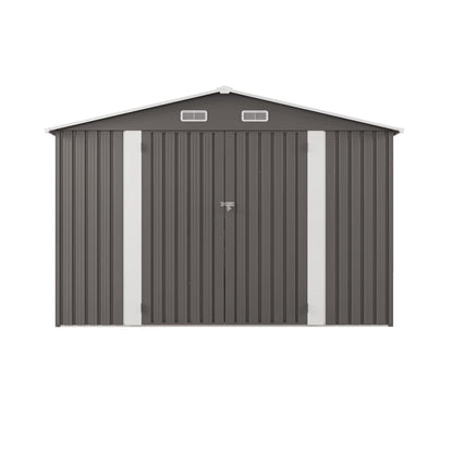 Outdoor Storage Shed With Lockable Doors