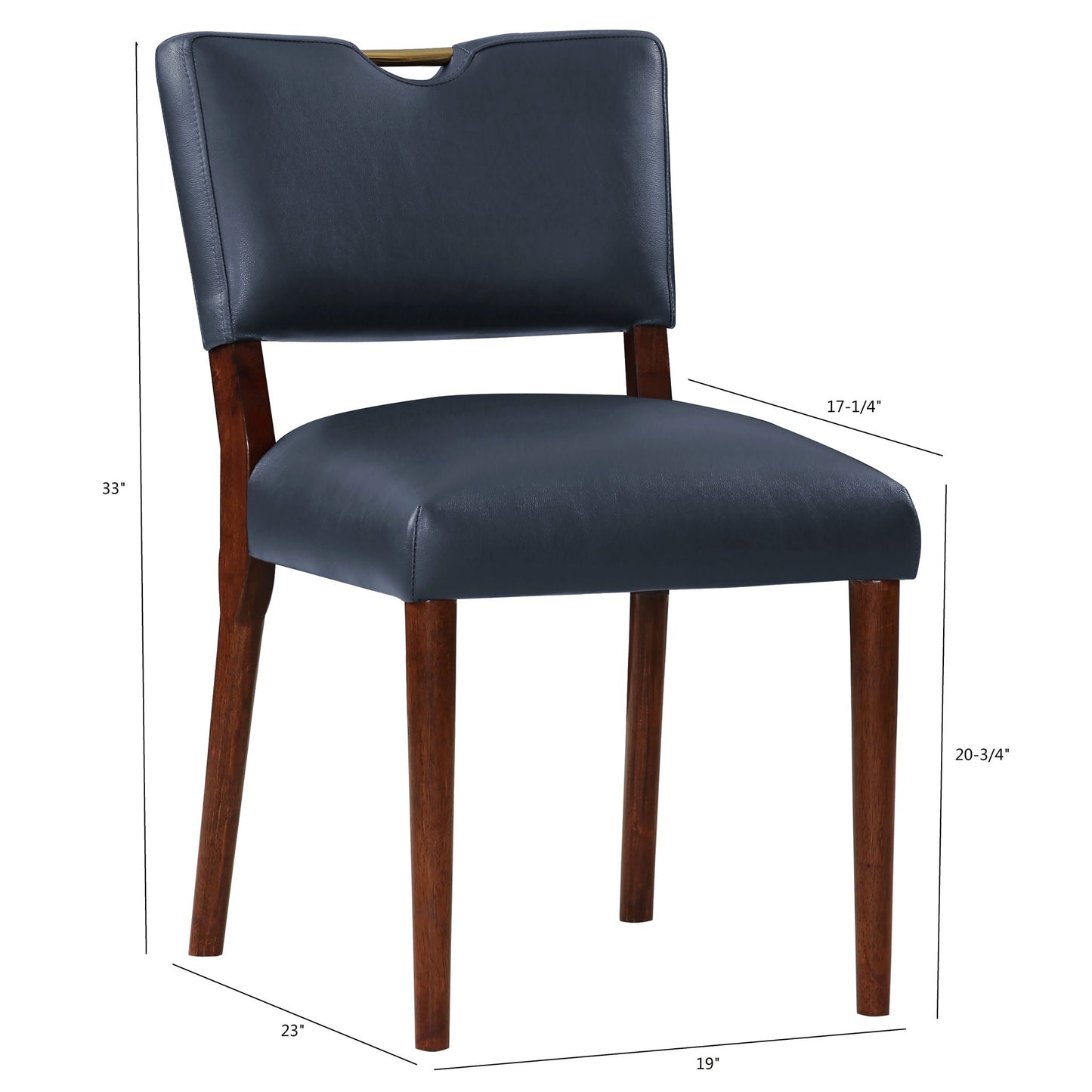 Bryson - Dining Chair (Set of 2) - Dark Navy