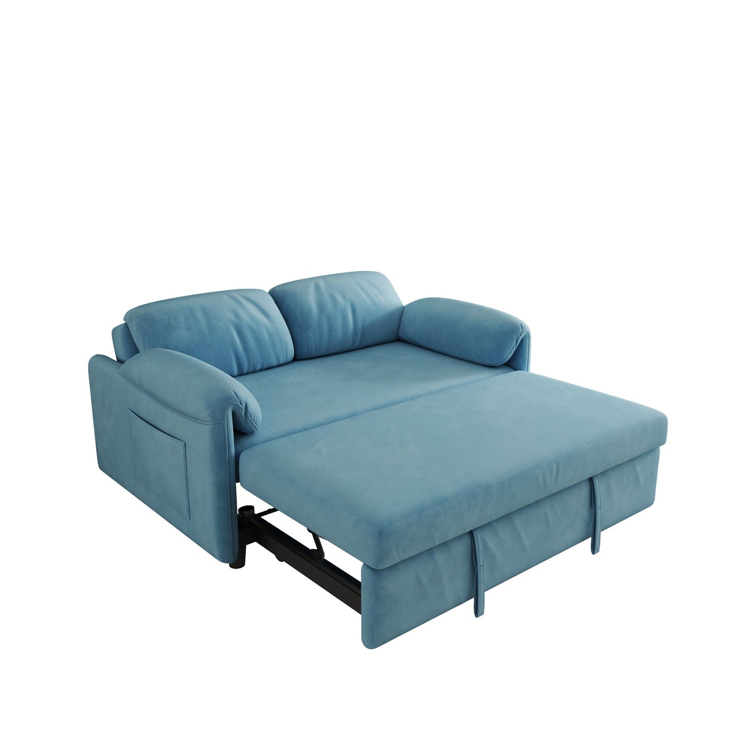 Sofa, Dual Purpose Lounge With Retractable Queen Size Bed