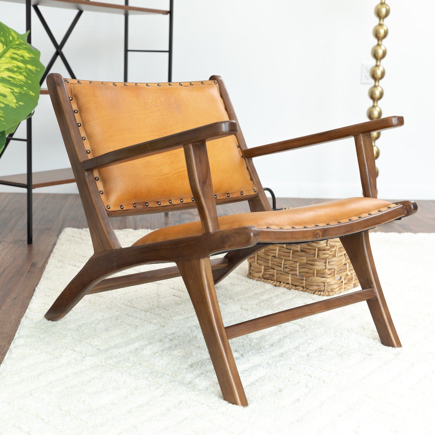 Daniel - Arm Chair - Brown / Tan