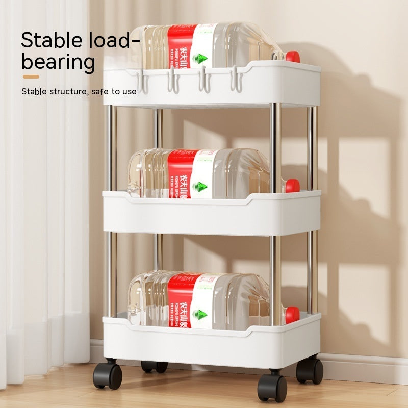 Trolley Rack Floor Multi-layer Bathroom Storage Rack