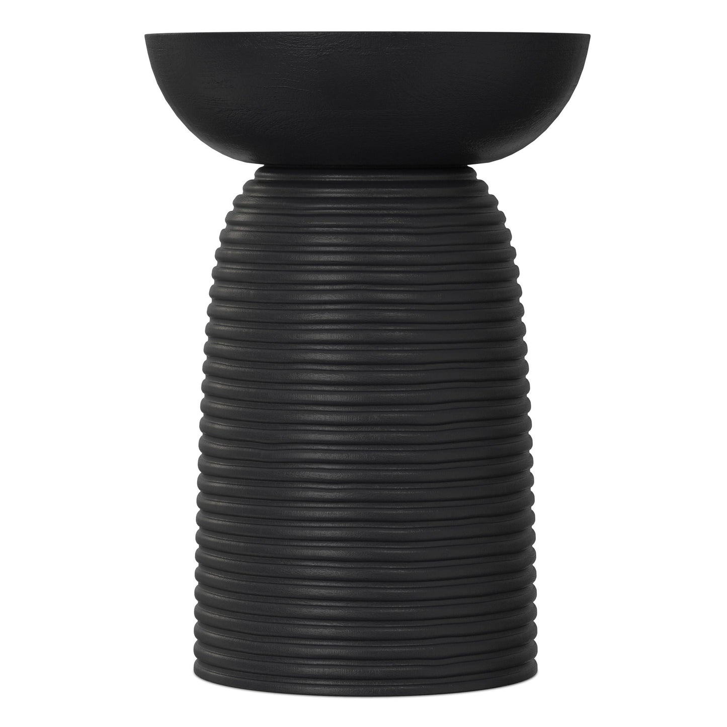 Boyd - Ribbed Accent Table - Black