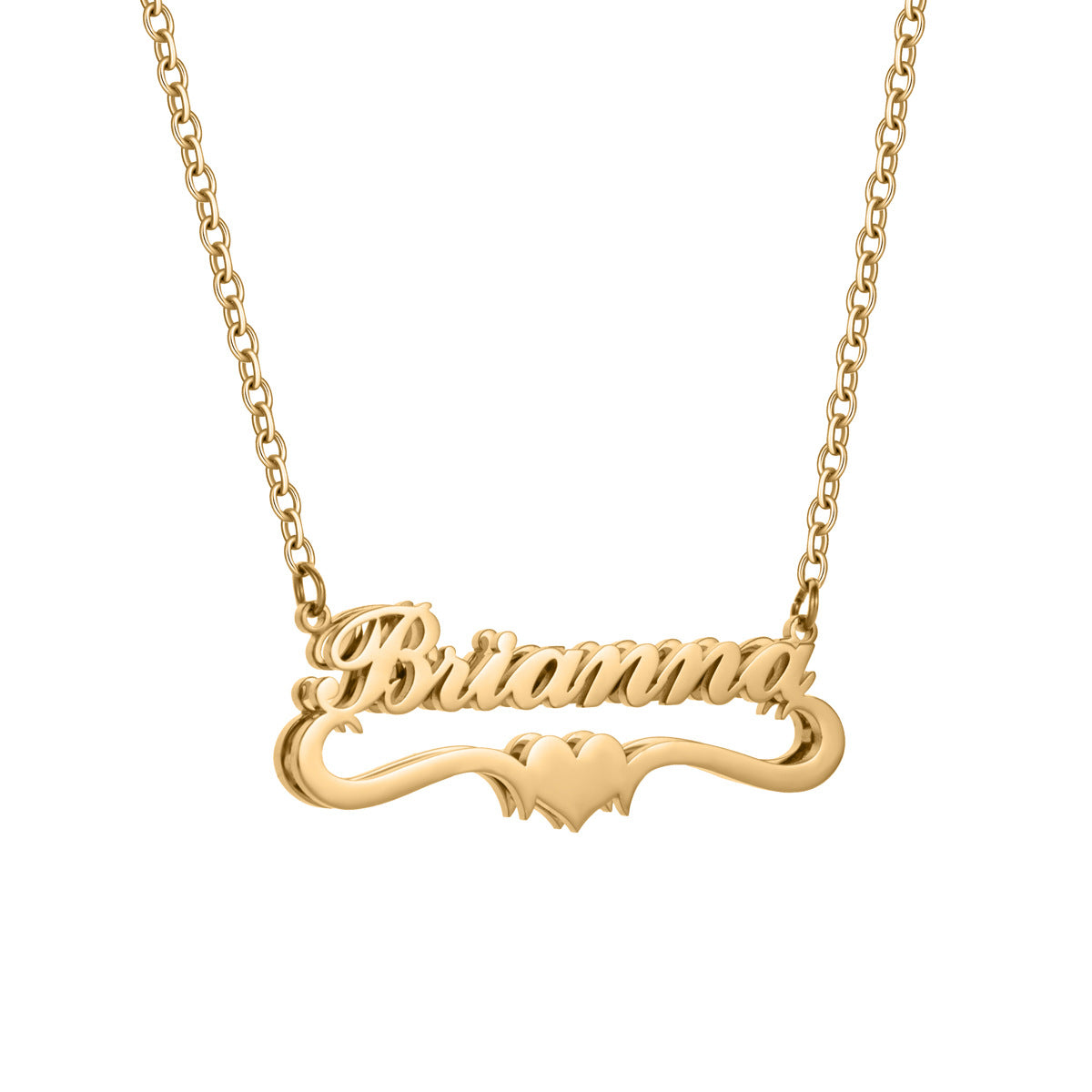 Customized Stainless Steel Double-layer Name Necklace