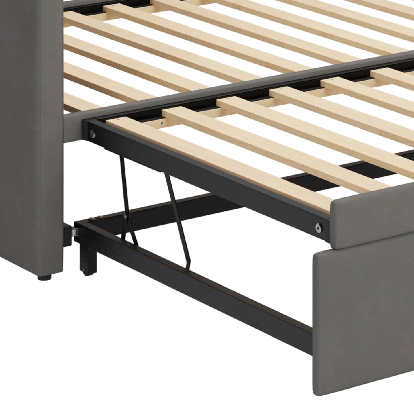 Daybed With Pop Up Trundle, Upholstered Sofa Bed