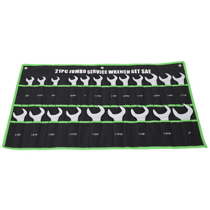 21PCS SAE Jumbo Service Wrench Set