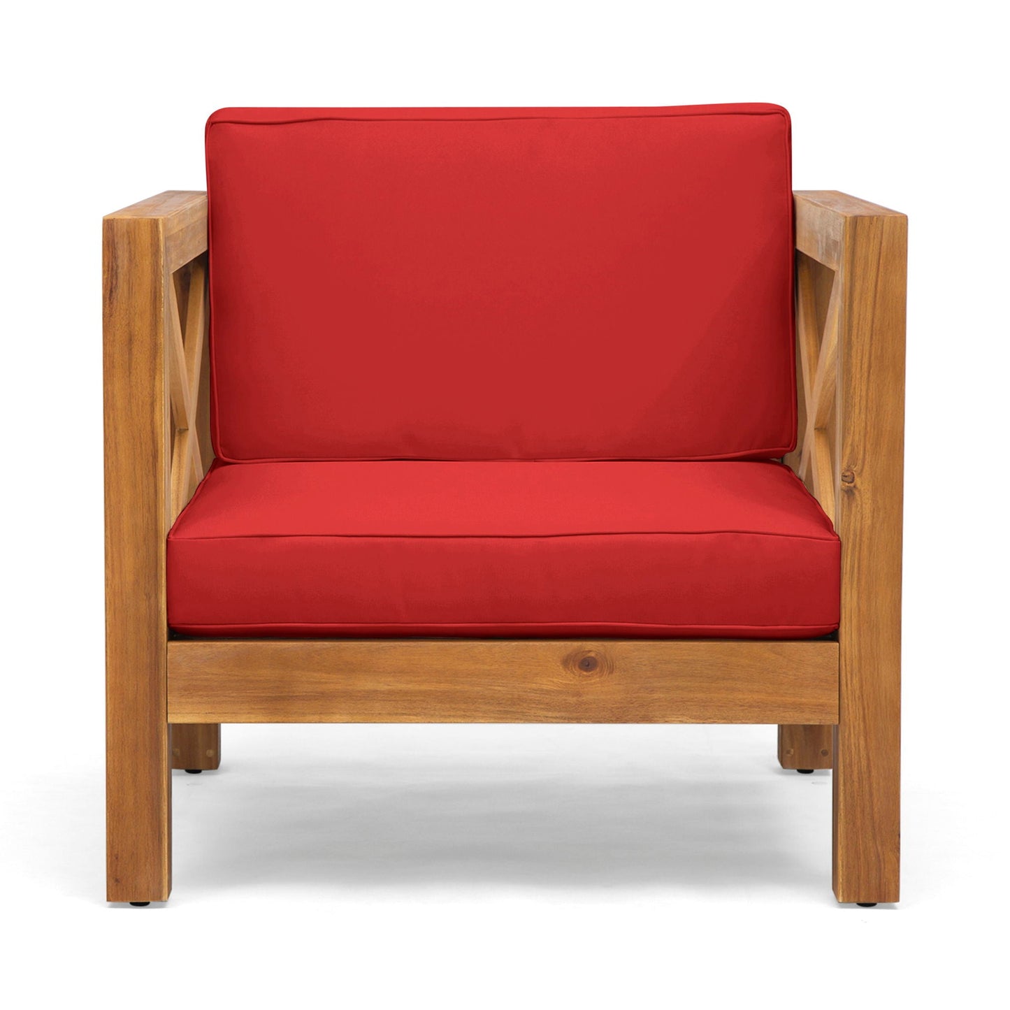 Brava Mid-Century Modern Club Chair with Water Resistant Cushions