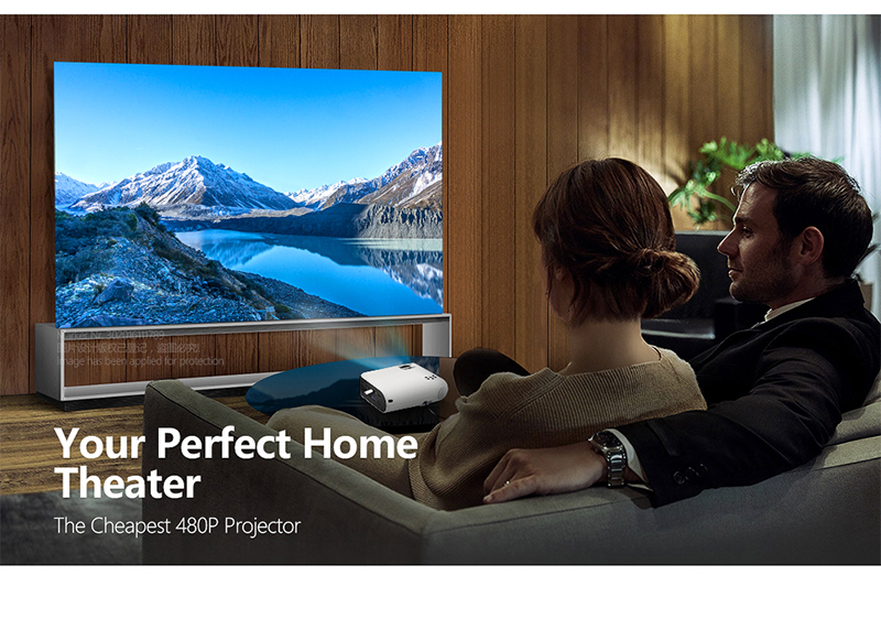 Lumixia Portable Full HD 1080p Smart Projector | Wireless WiFi Same Screen Mirroring | Compatible with iOS, Android, Laptops & Gaming Consoles