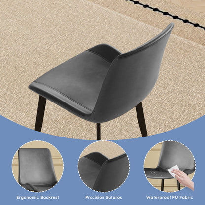 Modern Dining Chairs Ergonomic Design For Kitchen (Set of 4)