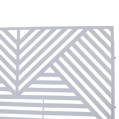Freestanding Outdoor & Indoor Freestanding Metal Privacy Screen