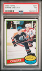 Graded 1980 Topps Wayne Gretzky #250 2nd Year Hockey Card PSA 7 Mint