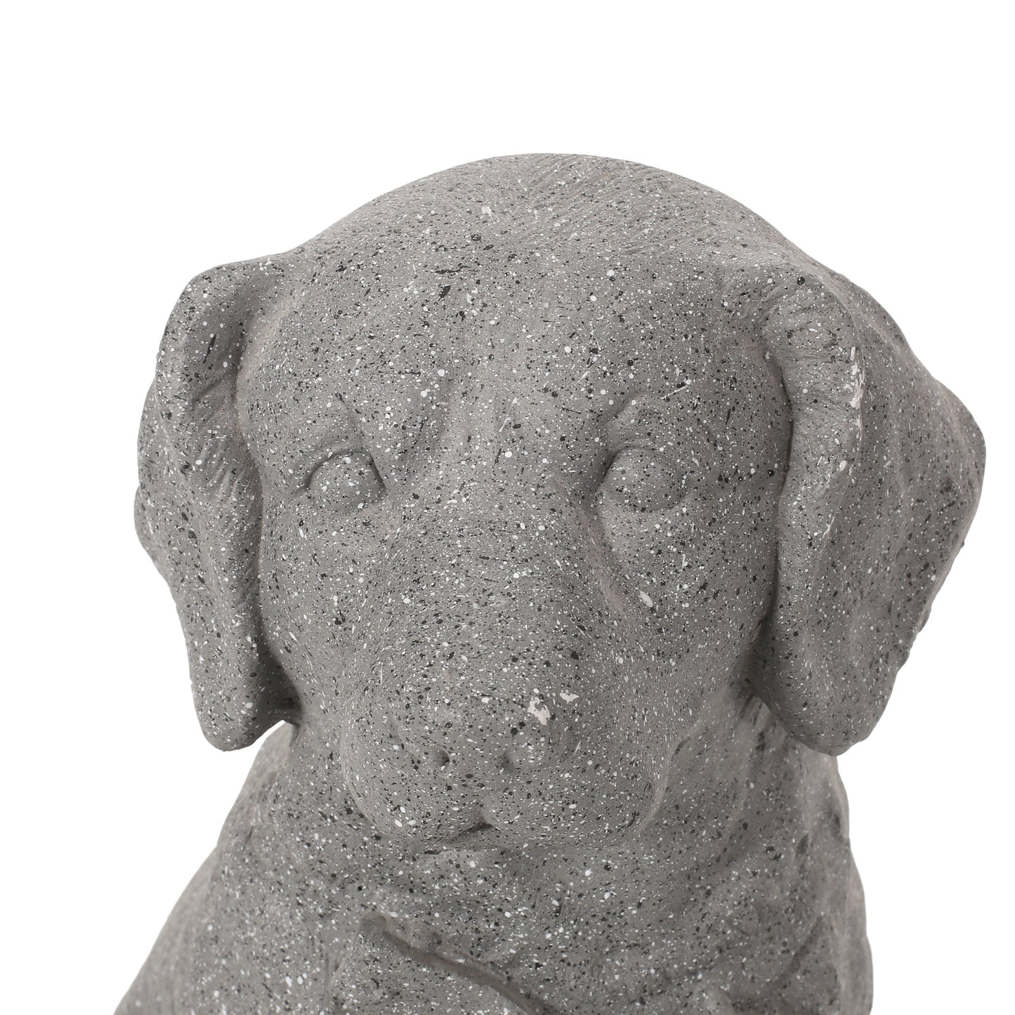 MGO Dog Statue, Outdoor Stone Gray