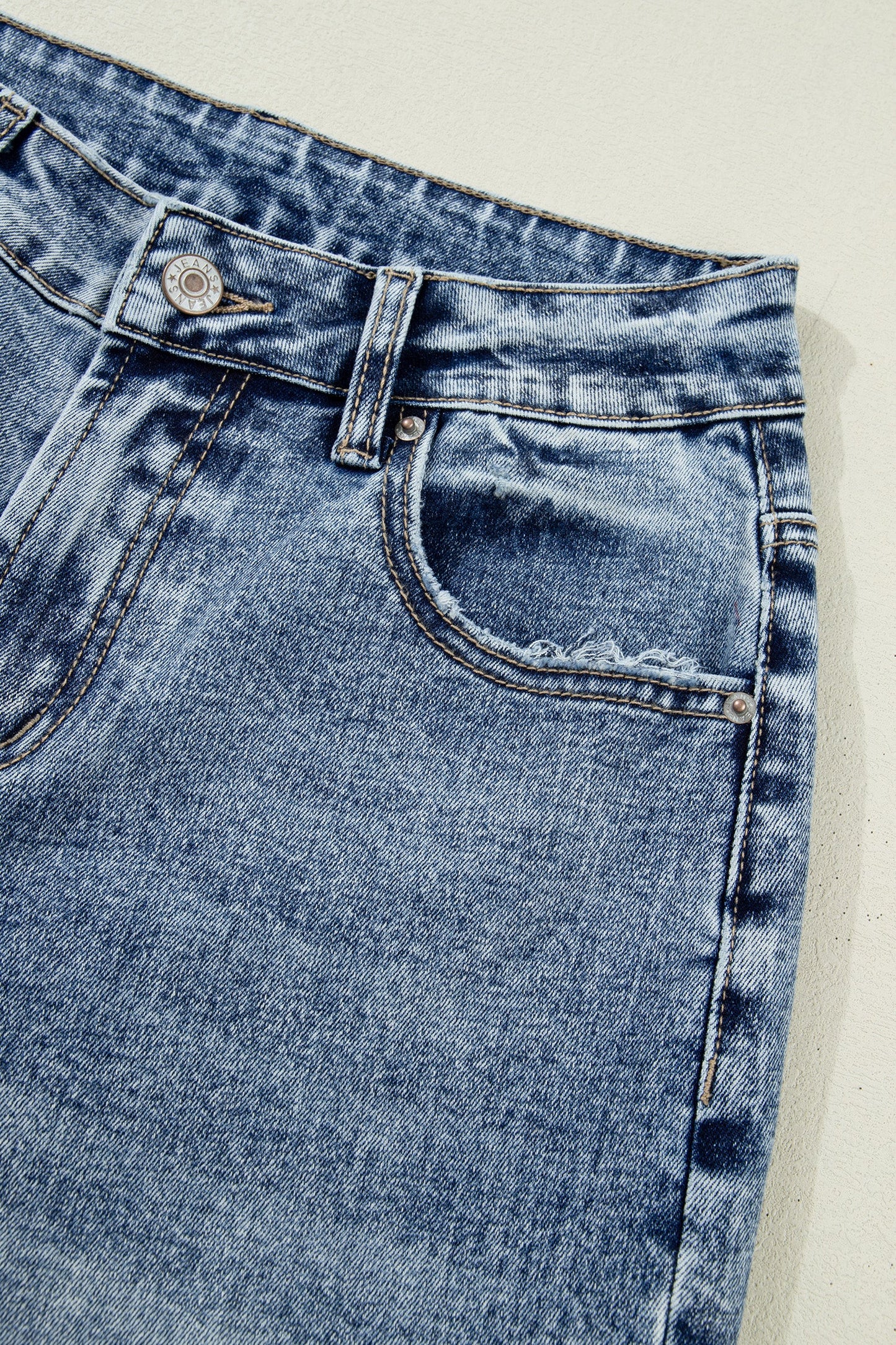 Elia Cuffed Straight Loose Jeans
