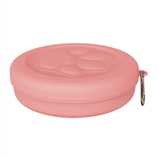 Pet Outdoor Portable Dog Food Bowl Snack Box Feeding Food Water