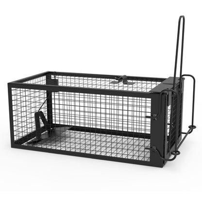 Humane Rat Trap Cage – Live Rodent Trap with Detachable Rod