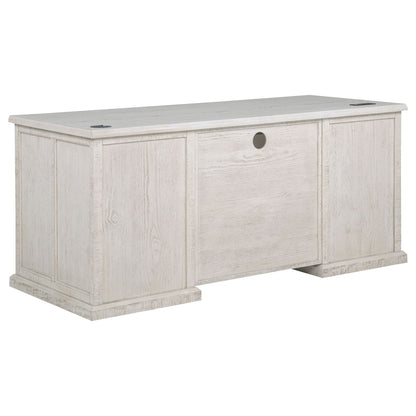 Altidore 68-inch 7-drawer Executive Home Office Desk Distressed White