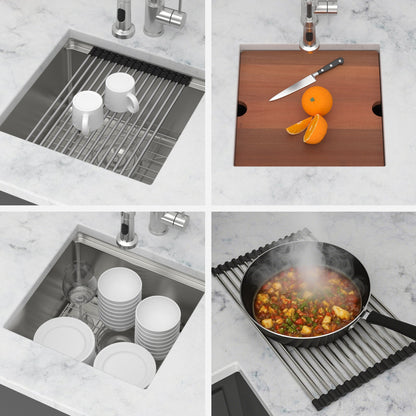 17" Undermount Kitchen Sink - Single Bowl