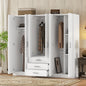 6 Doors Wardrobe Storage For Bedroom, With Big Drawers