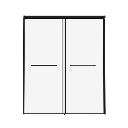 60 in. W x 72 in. H Semi-Frameless Sliding Shower Door