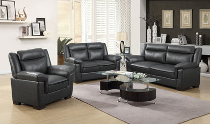 Arabella Upholstered Padded Arm Sofa Grey