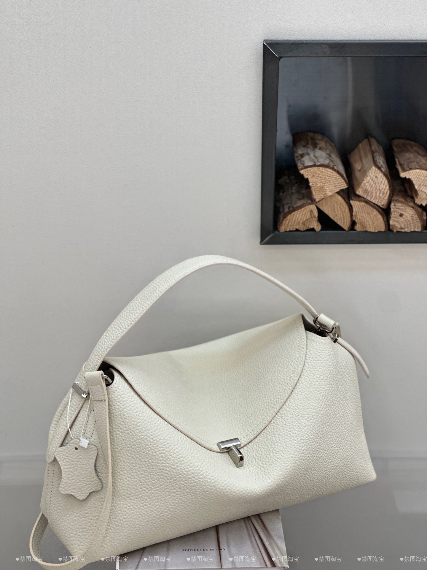 Genuine Leather Women's Bag, Cross-border High-end T-shaped Lock, Large-capacity Shoulder And Handbag, Top-layer Cowhide Underarm Bag