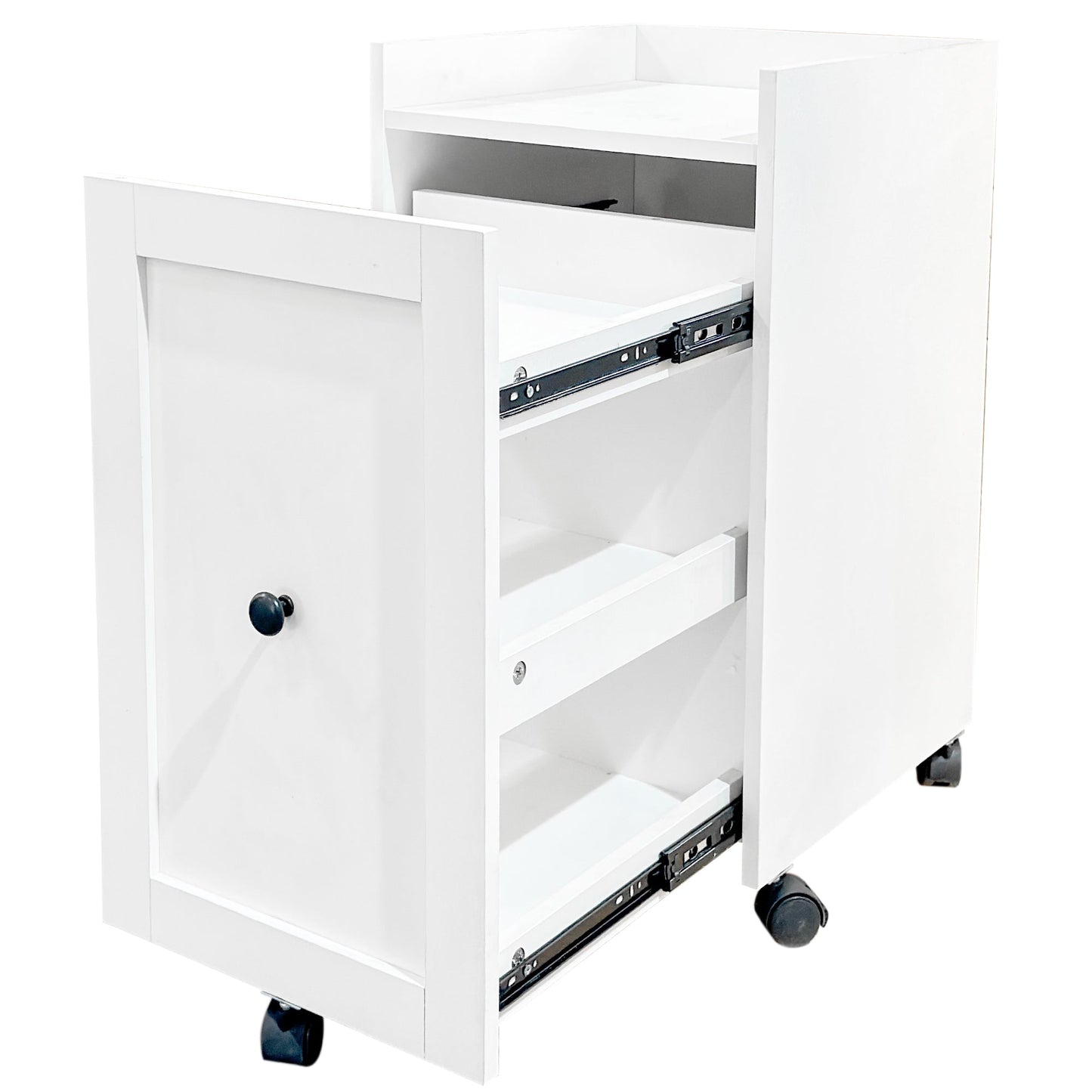 Organizer for Pantry - Sliding Snack Cabinet with Wheels