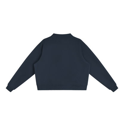 Loki & Ivy Essential Women's Fleece Mock-Neck Crew Sweatshirt