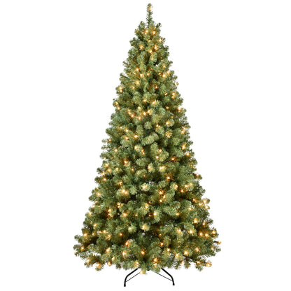 7ft Pre-Lit PVC Christmas Tree with 400 UL Lights