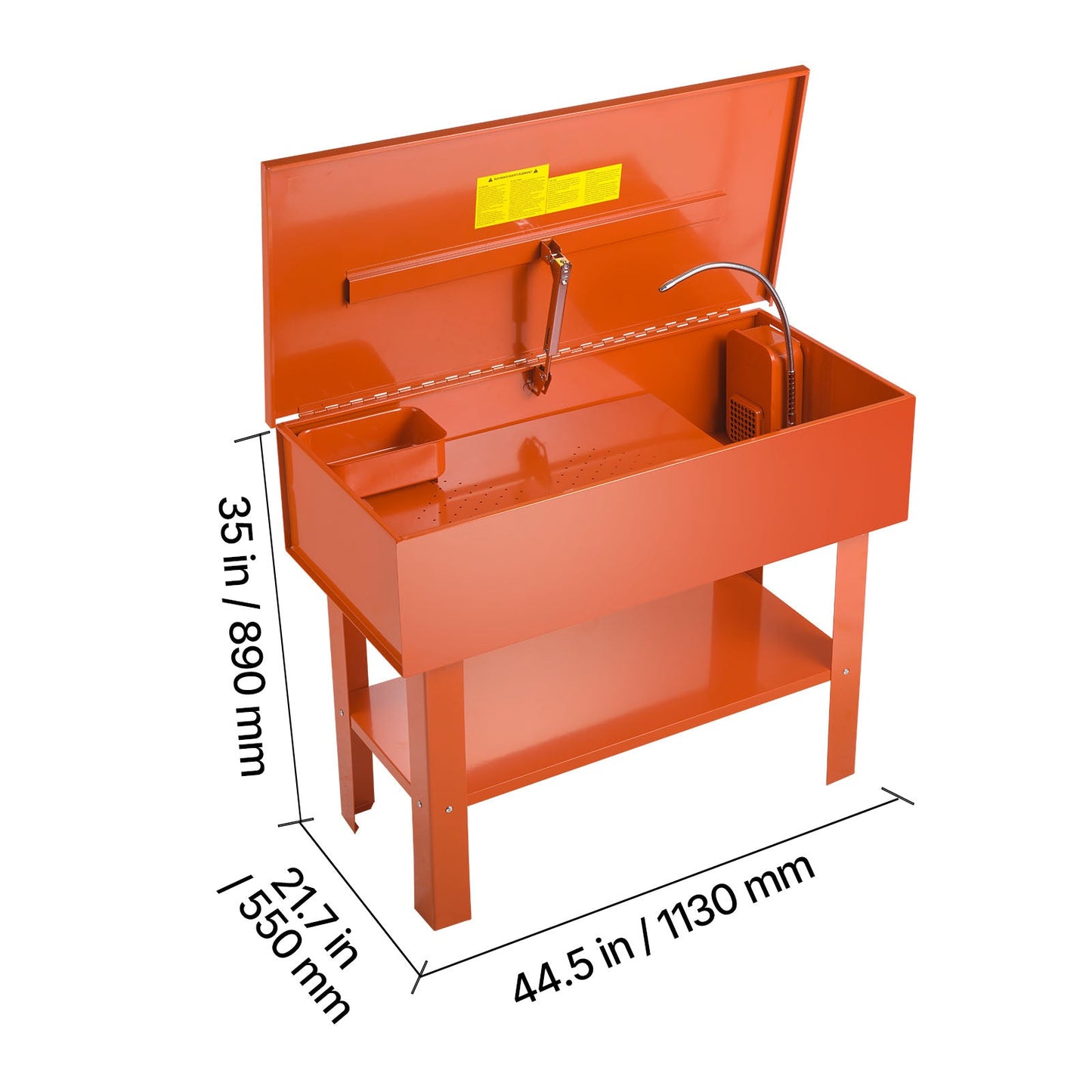Parts Washer 40-Gallon with Electric Pump for Automotive Cleaning